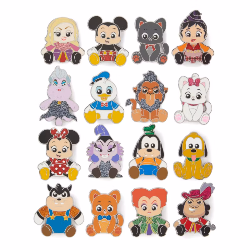 Disney Wishables Shimmer Mystery Pin Set