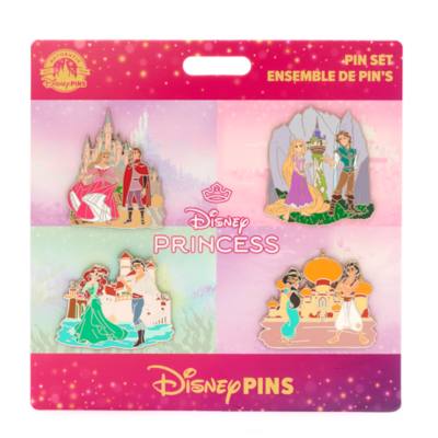 Disney Princess 4-Piece Pin Set