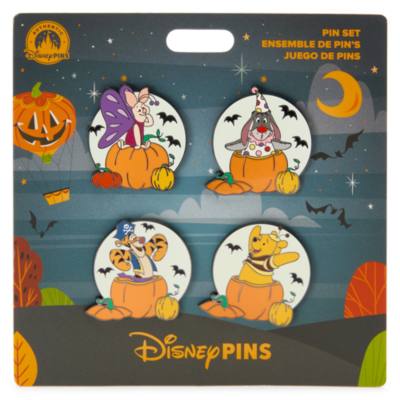 Winnie the Pooh and Friends Halloween Pin Set