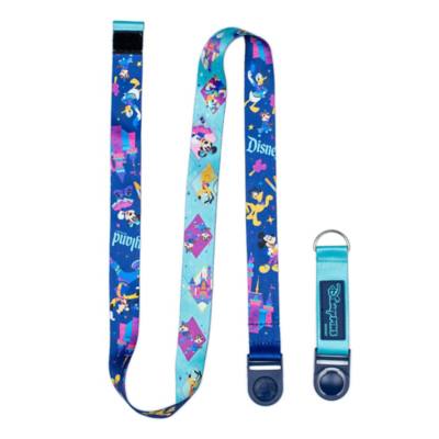Disneyland 70th Anniversary Reversible Pin Trading Lanyard
