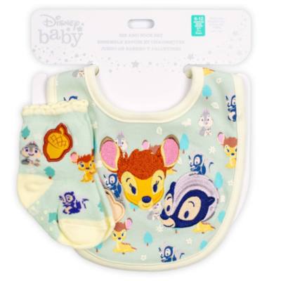 Bambi Bib and Sock Set for Baby 