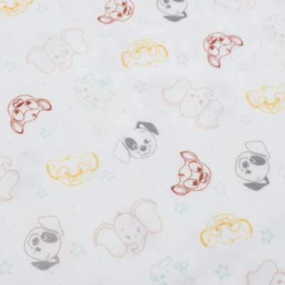 Dumbo, Bambi, Patch and Simba Baby Muslin Blankets, Set of 2