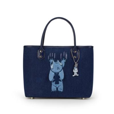 Stitch Denim Crossbody Bag