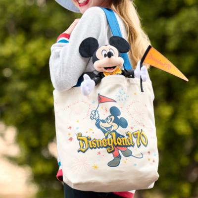 Mickey Mouse Canvas Tote, Disneyland 70th Anniversary