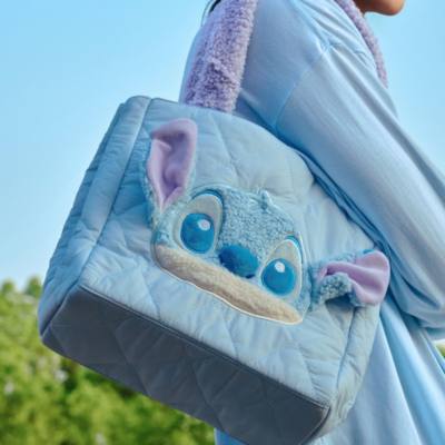 Stitch Plush Tote Bag