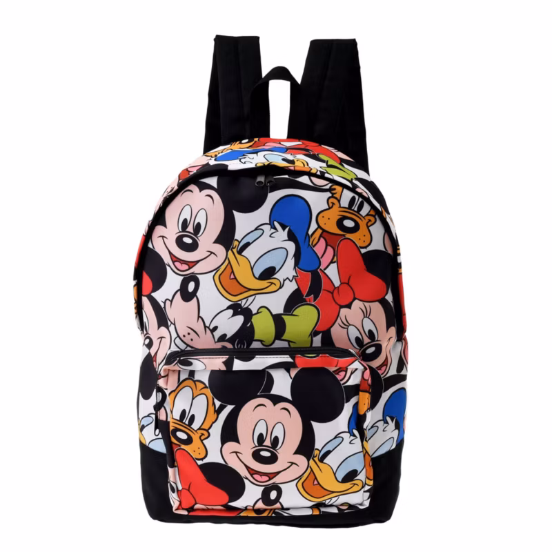 Mickey Mouse and Friends Canvas Backpack