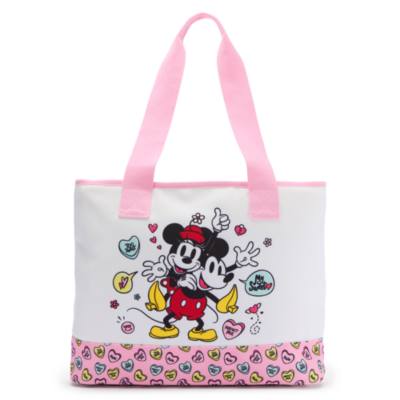 Mickey and Minnie Mouse Canvas Tote Bag