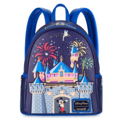 Loungefly Disney Peter Pan Tinker Bell Mushroom Mini Backpack