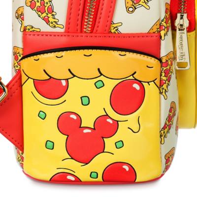 Mickey Mouse Pizza Loungefly Mini Backpack, Disney Eats