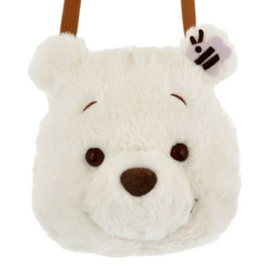 Winnie the Pooh Plush Shoulder Pochette, White Pooh