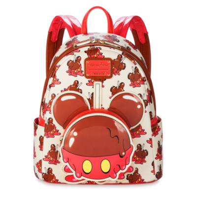 Mickey Mouse Candy Apple Loungefly Mini Backpack, Disney Eats