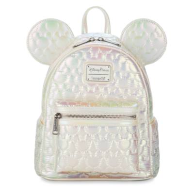 Disney backpack high quality pink iridescent loungefly