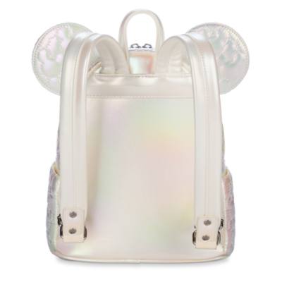 Mickey Mouse Icon Quilted Iridescent Loungefly Mini Backpack