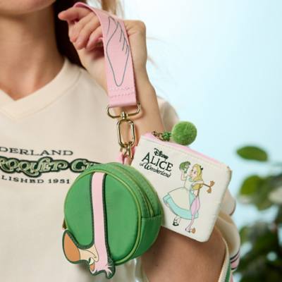 Alice in Wonderland 75th Anniversary Wristlet Bag Set