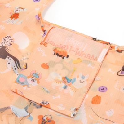 Disney Cats and Dogs Halloween Packable Tote Bag