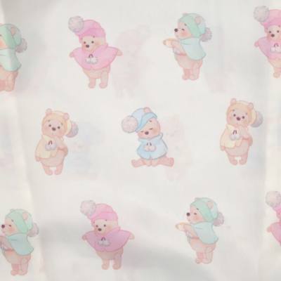 Winnie the Pooh Foldable Shopping Bag, White Pooh