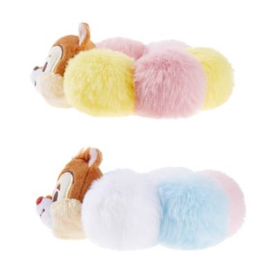 Chip & Dale Plush Hair Tie Set, PomPom Chip & Dale