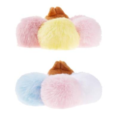 Chip & Dale Plush Hair Tie Set, PomPom Chip & Dale