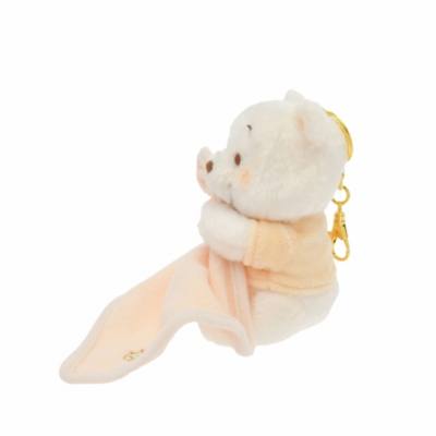 Winnie the Pooh Plush Keychain, White Pooh