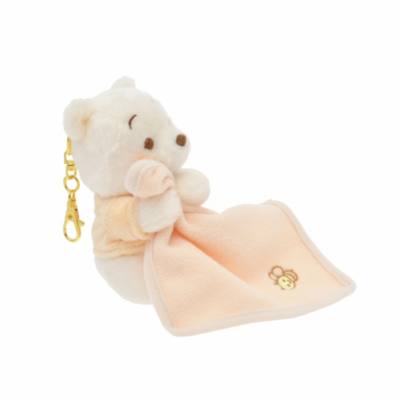 Winnie the Pooh Plush Keychain, White Pooh