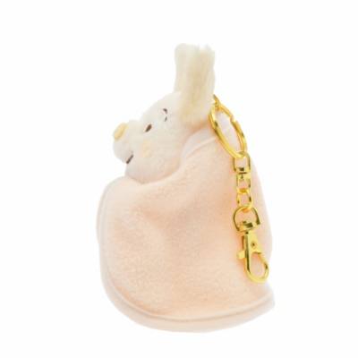 Piglet Plush Keychain, White Pooh