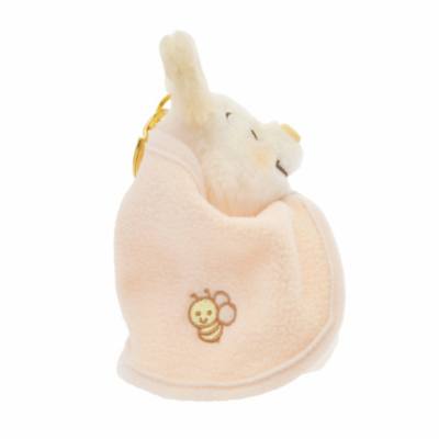 Piglet Plush Keychain, White Pooh