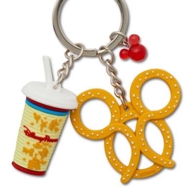 蝴蝶餅造型米奇和米妮鎖匙扣