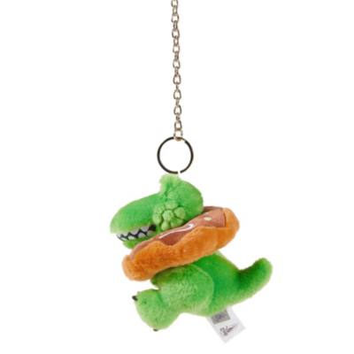Pizza Planet Rex Plush Keychain, Toy Story