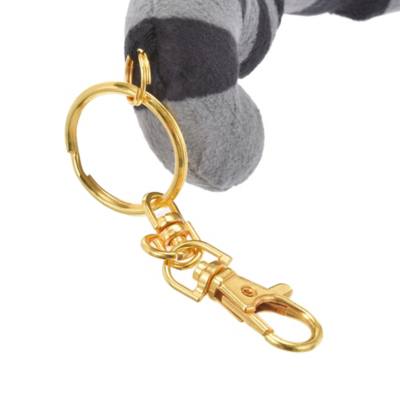 Cheshire Cat Black Plush Keychain, Alice in Wonderland