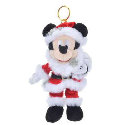 希少な動作品 Shaking Christmas Mickey ぬいぐるみ Mickey Plush Keychain, Disney Christmas