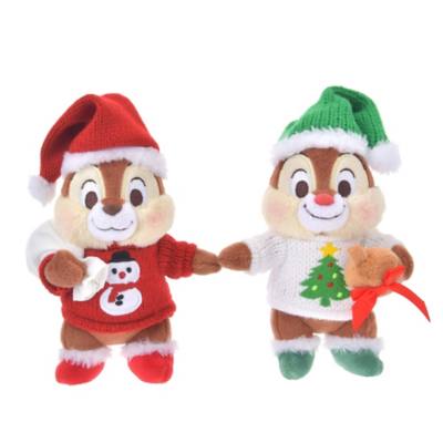 Chip Plush Keychain, Disney Christmas