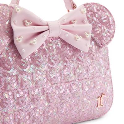 Minnie Mouse Pink Pearled Ears Loungefly Purse