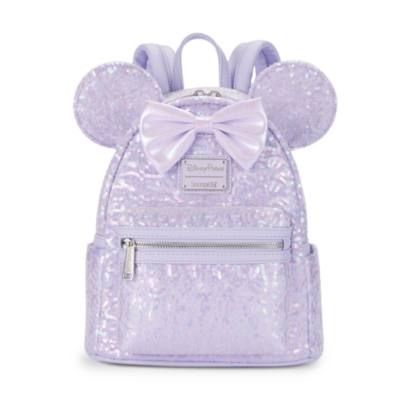 Minnie Mouse Sequined Loungefly Mini Backpack, Opalescent