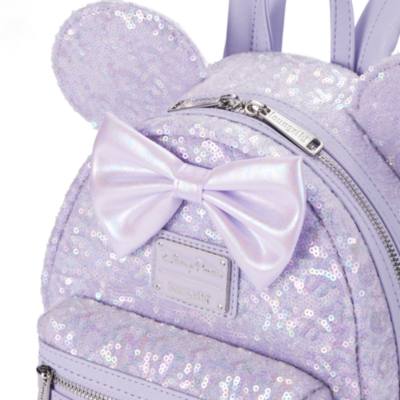 Minnie Mouse Sequined Loungefly Mini Backpack, Opalescent