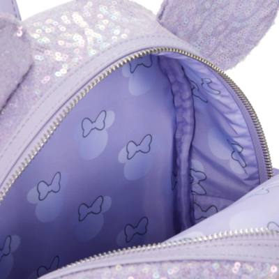 Minnie Mouse Sequined Loungefly Mini Backpack, Opalescent