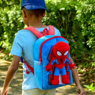 Spider-Man Backpack and Plush Set for Kids