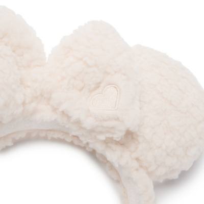 Minnie Mouse Sherpa Ears Headband for Adults