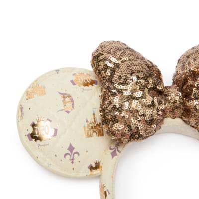 Minnie Mouse Ears Headband for Adults, Disneyland 70th Anniversary
