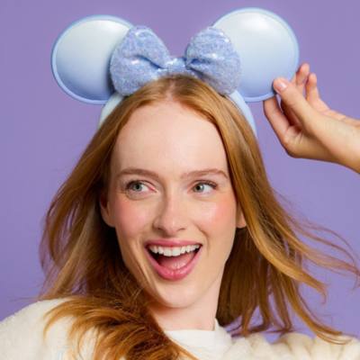 Winter Blue 系列米妮成人耳朵頭箍