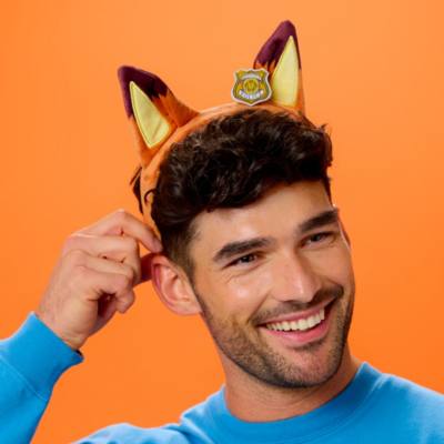 Nick Wilde Plush Ears Headband for Adults, Zootopia