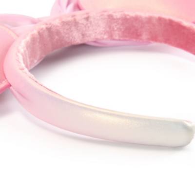 Minnie Mouse Pink Pearled Ears Headband for Adults