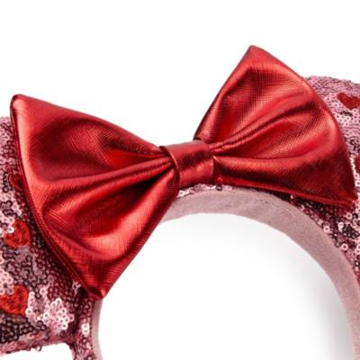 Minnie Mouse Sequined Ears Headband for Adults, Valentine's Day