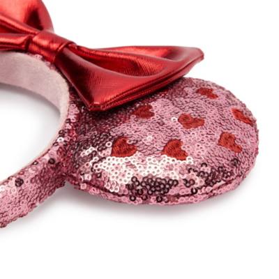 Minnie Mouse Sequined Ears Headband for Adults, Valentine's Day