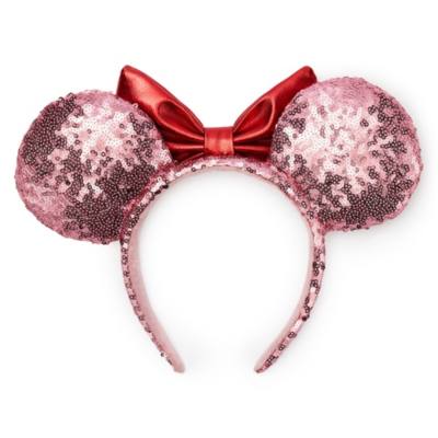 Minnie Mouse Sequined Ears Headband for Adults, Valentine's Day