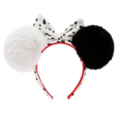 Cruella De Vil Ears Headband for Adults, 101 Dalmatians