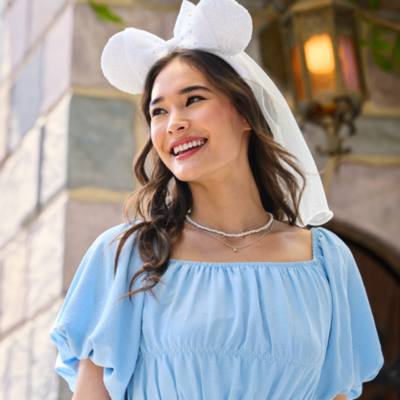Cinderella Ears Headband Bridal Veil for Adults