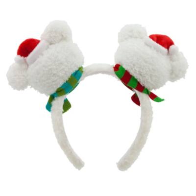 Mickey Mouse Holiday Ears Headband for Adults