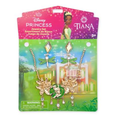 Tiana Costume Jewellery Set for Kids, The Princess and the Frog