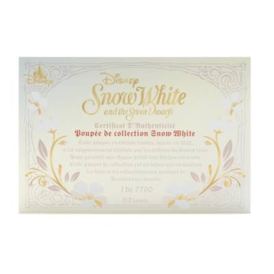 Snow White Limited Edition Doll, 85th Anniversary