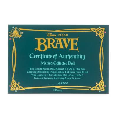 Merida Limited Edition Doll, Brave 10th Anniversary